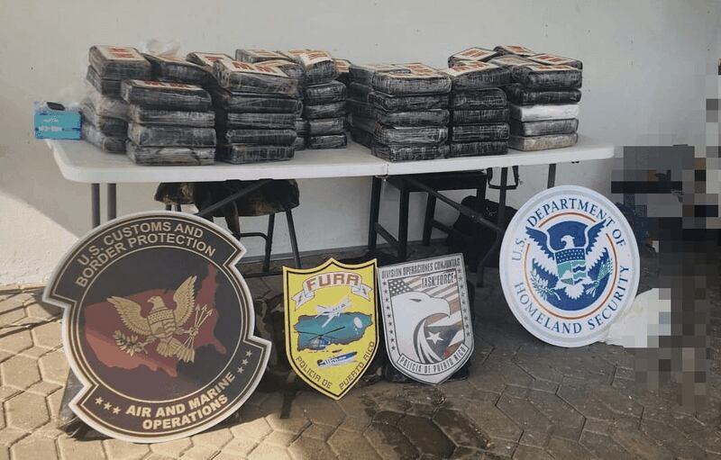 Negociado de la Policía incauta cargamento de cocaína y arresta a dos en Vieques.