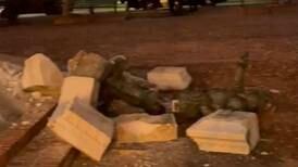 Grupo se responsabiliza por derrumbar estatua de Juan Ponce de León