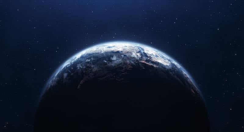 Imagen del planeta Tierra visto desde el espacio, cortesía de la NASA.