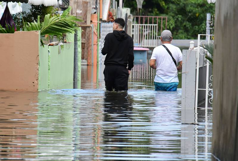 Inundaciones en Cataño.