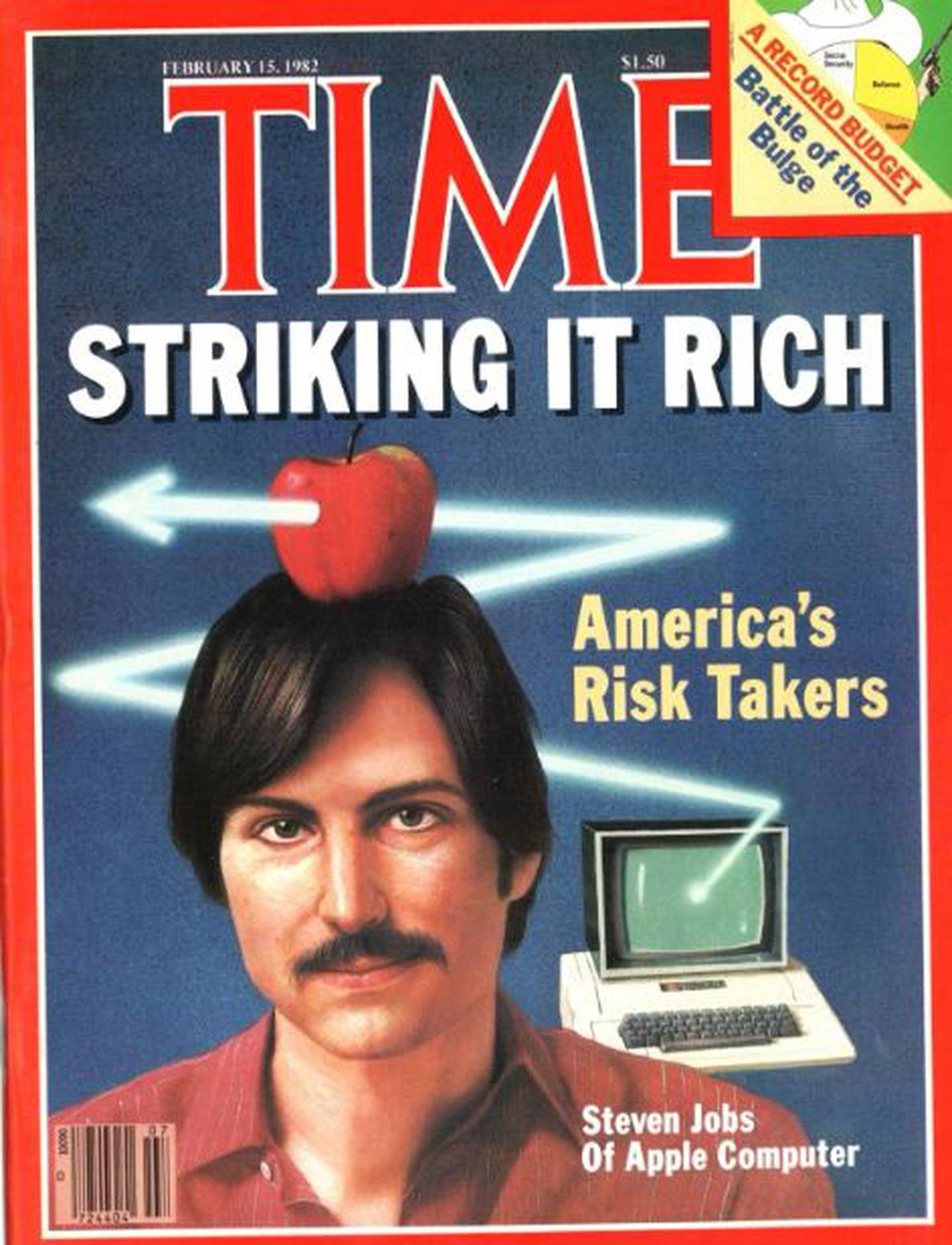 La primera portada de Time en la que apareció Steve Jobs, fundador de Apple.