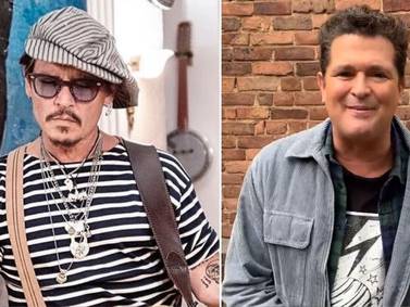 “Carlos Vives, ¿eres tú?” Por esta foto, comparan Johnny Depp con el cantante colombiano