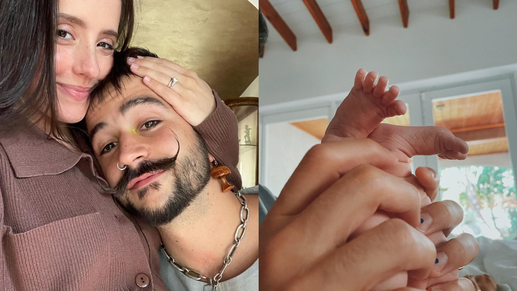Hasta la fecha, la pareja solo ha mostrado los pies de su hija en las redes sociales.