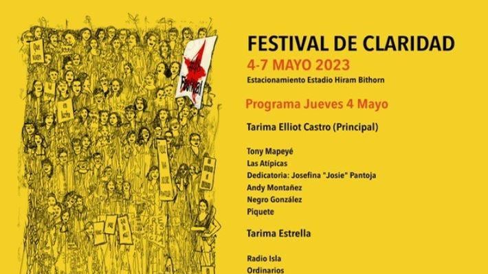 48 Festival Claridad dedicado a la mujer puertorriqueña.