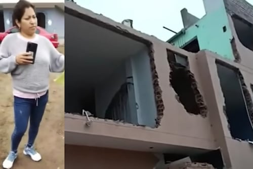 Mujer destruye su casa para no entregársela a la familia de su exesposo