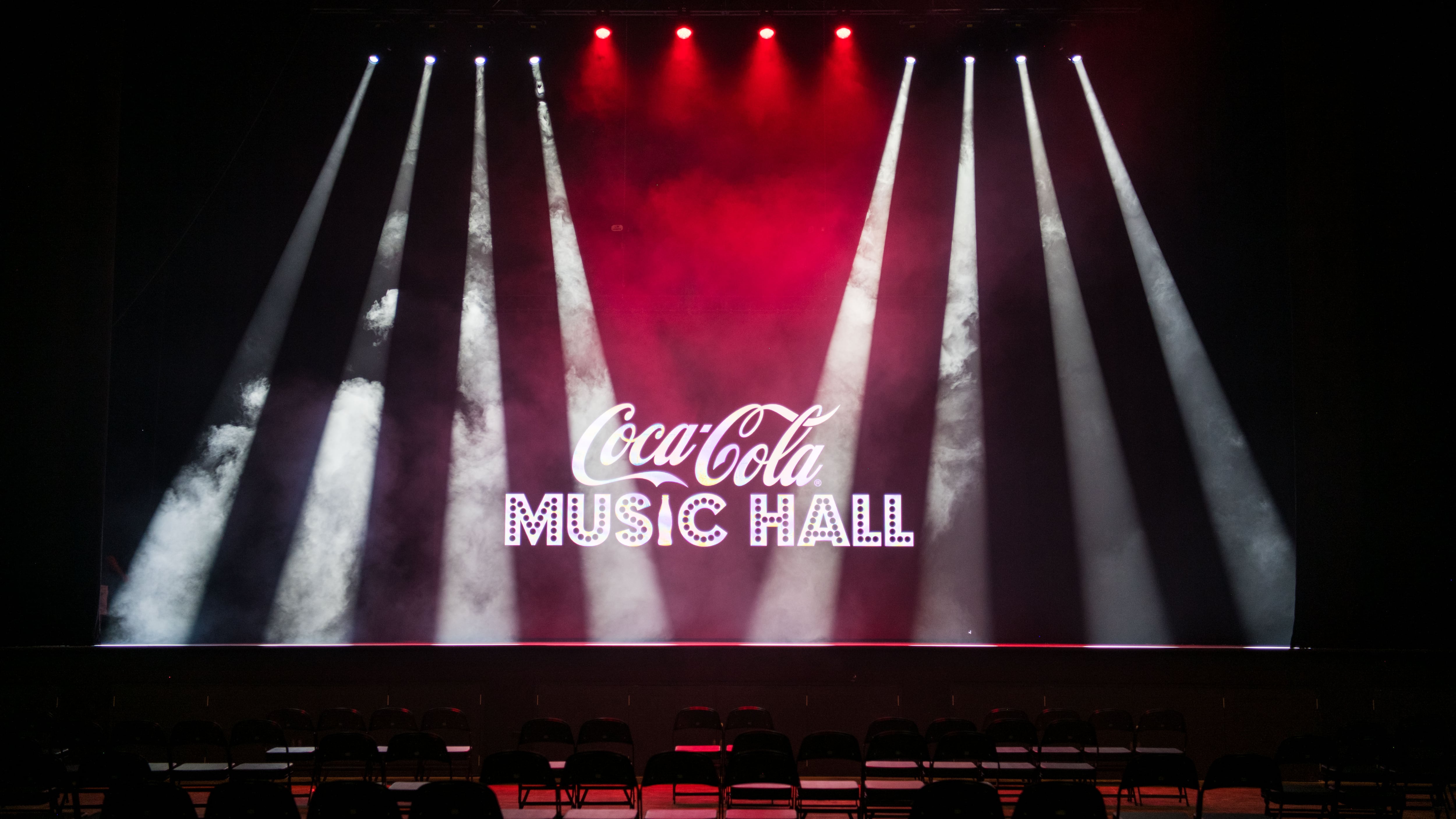 El escenario del Coca-Cola Music Hall